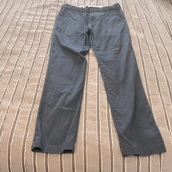 NWT Boys SZ 14 SLIM JCREW CREWCUTS blueish/ gray adjustable khaki pants - Picture 1 of 10